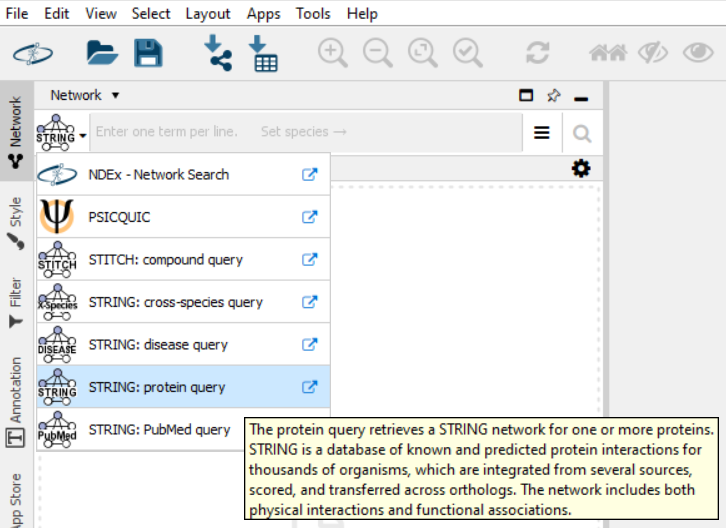 Check “Protein Query”